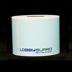 Image of white band-aid with lobby logo
