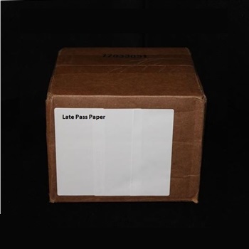 Image of late pass paper